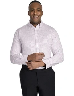 Mateo Print Shirt in Pink